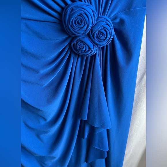 Jones New York Ruched Rosette Detail Dress Size 4 - Picture 8 of 8